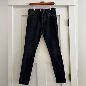 Kut from the Kloth Dark/Black Wash Skinny Jeans